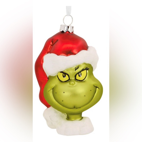 How the Grinch Stole Christmas! Blown Glass Ornament, Dr. Seuss Tree Decoration - Picture 3 of 12